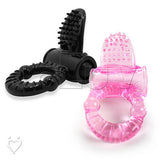 Vibrating Penis Ring TONGUE TICKLER Clitoris Stimulator