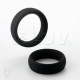 Wide Oval Cock Ring 2-Pack 45mm (1.8") and 47mm (1.9") Inner Diameters