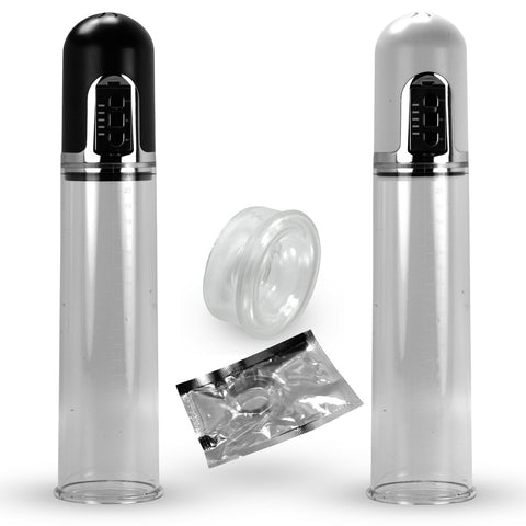 AUTO 2.4" x 8" Penis Pump Kit with 1 Sleeve & 1 Cock Ring