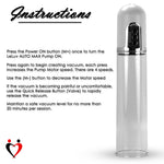 AUTO 2.4" x 8" Penis Pump Kit with 1 Sleeve & 1 Cock Ring