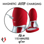 Vagina Vacuum Pump Magic Tongue | Vibrating Clitoral Tickler | 2 Cup Sizes!