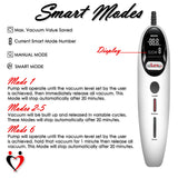 LeLuv Magna Smart LCD Penis Pump | Thick Wall Cylinder | 9 or 12 Inch Length