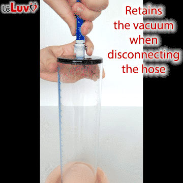 Penis Pump Cylinder with WIDE Flange | 9" or 12" Length, 1.75"-2.50" Diameter