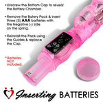 Rabbit Vibrator SLIM BUNNY Showerproof Beaded Shaft