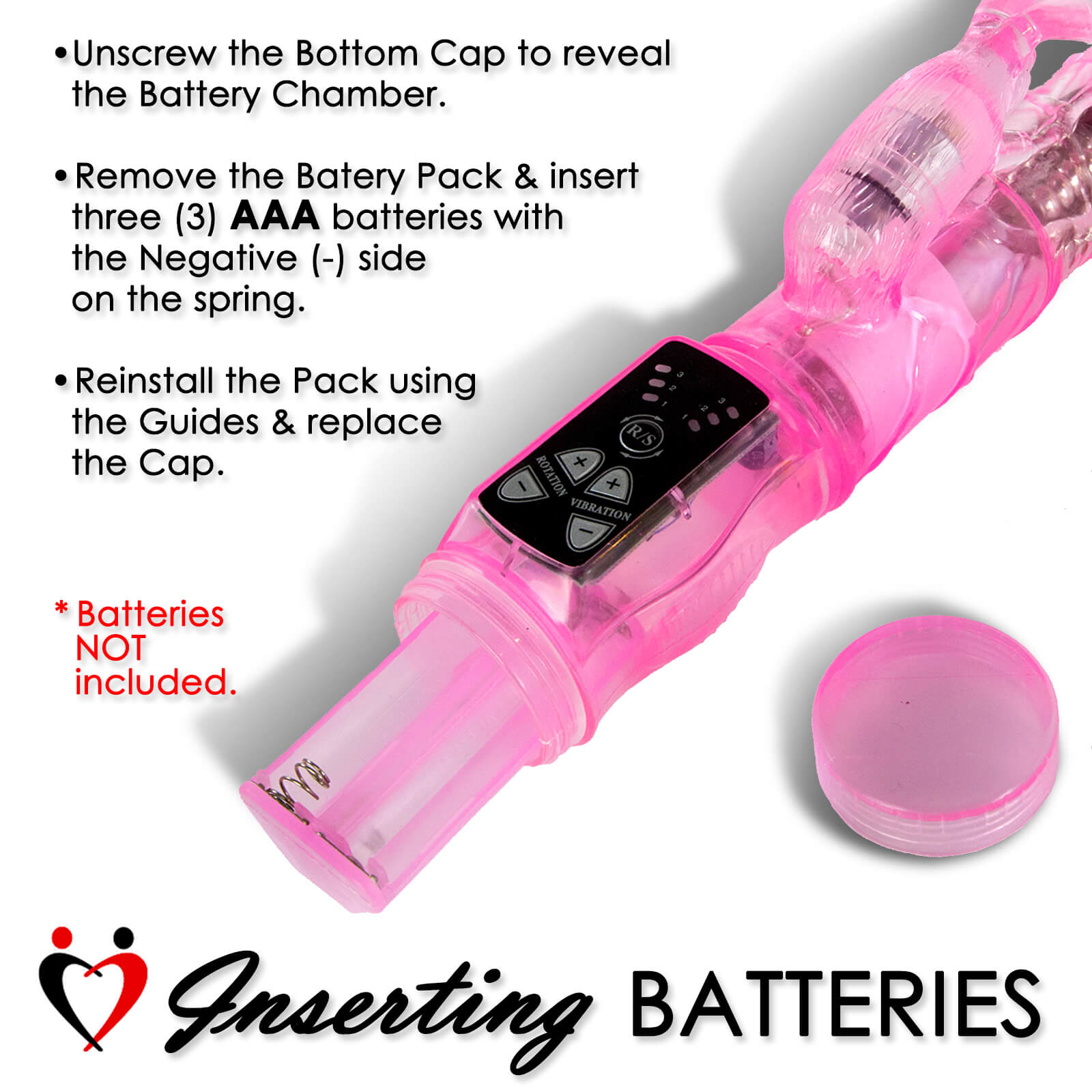 Rabbit Vibrator SLIM BUNNY Showerproof Beaded Shaft
