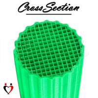 Butt Plug Swirled 3D Printed 5.25 Inch - Choose Girth