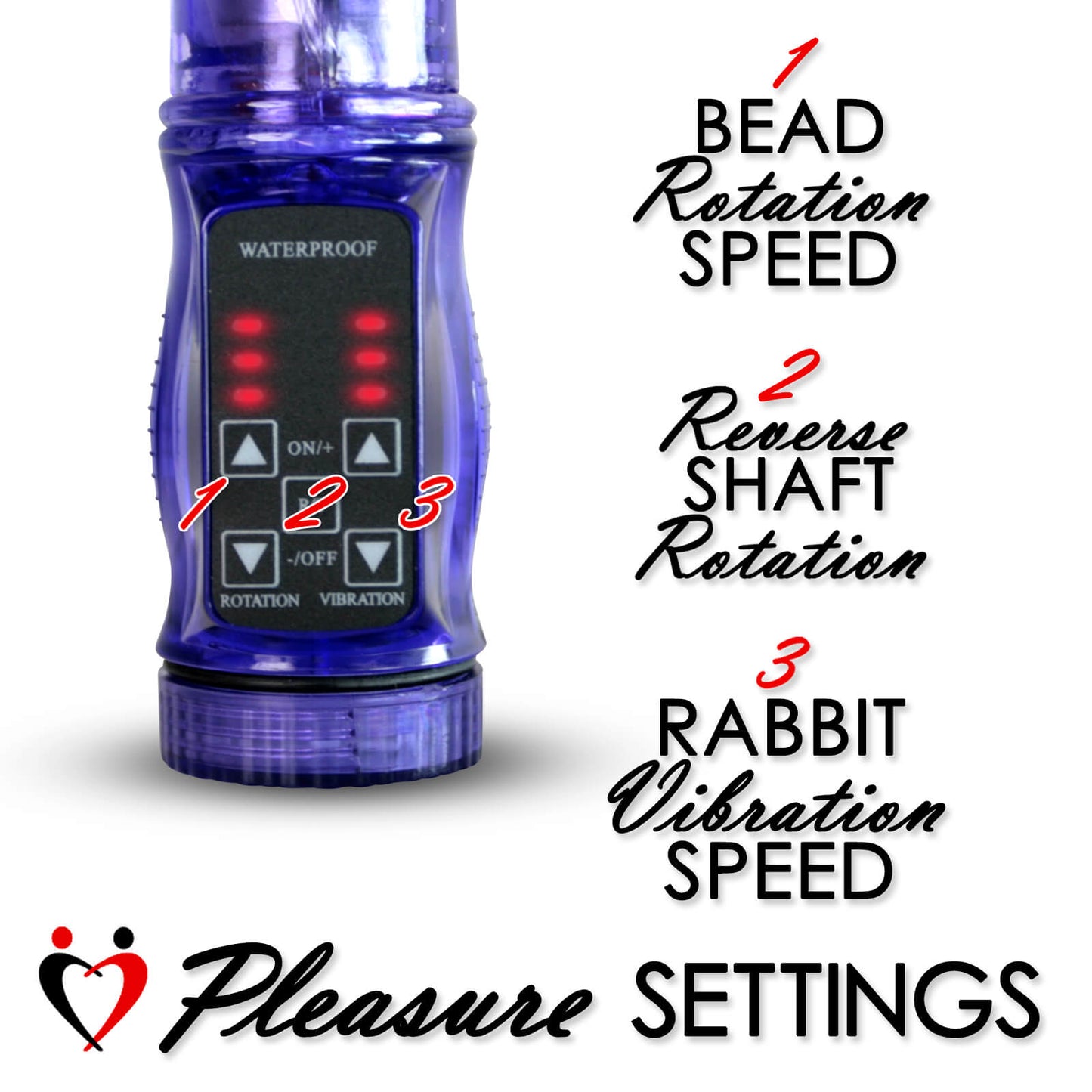 Rabbit Vibrator SLIM BUNNY Waterproof Swirling Shaft