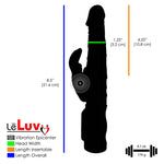 Rabbit Vibrator SLIM BUNNY Waterproof Swirling Shaft