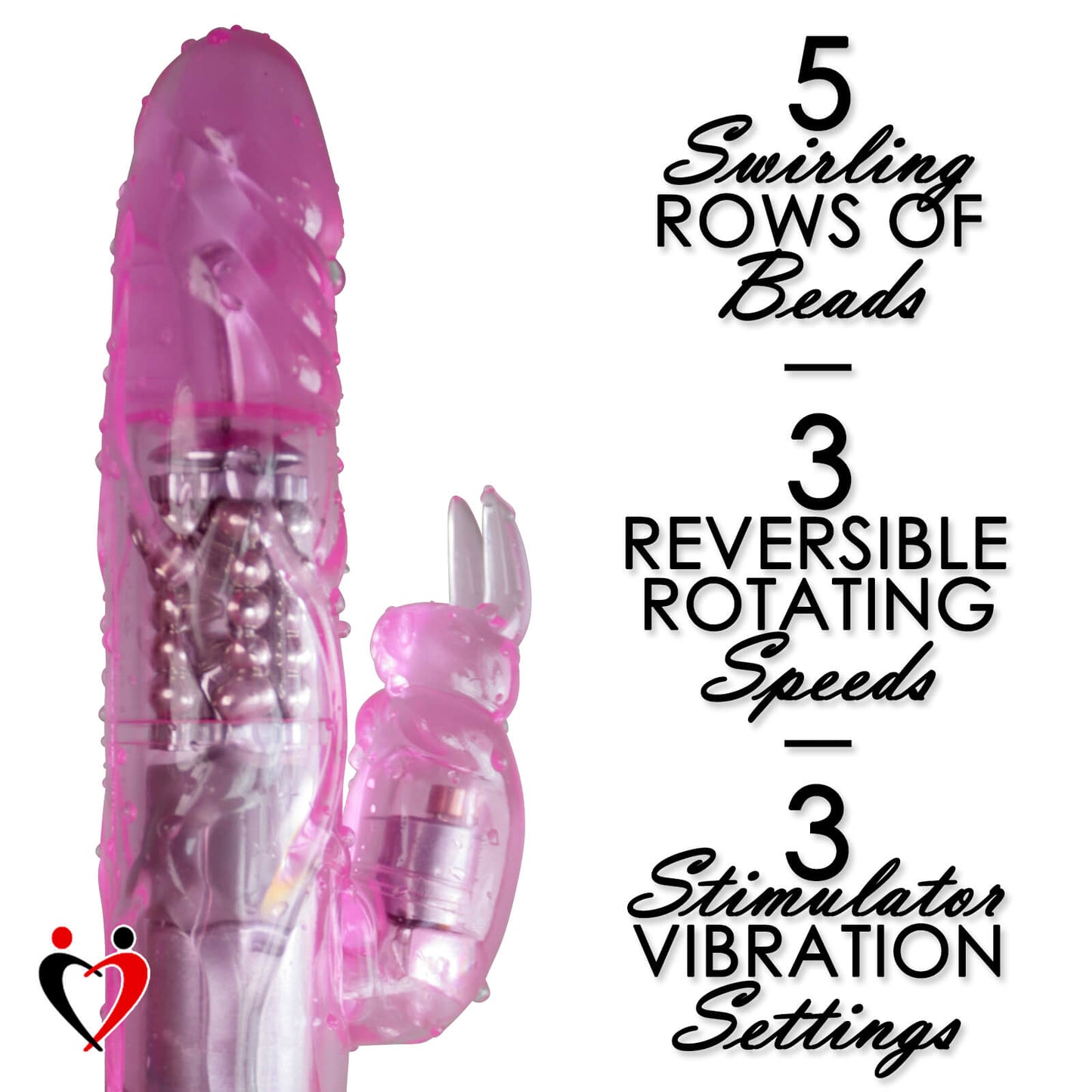 Rabbit Vibrator SLIM BUNNY Waterproof Swirling Shaft