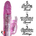 Rabbit Vibrator SLIM BUNNY Waterproof Swirling Shaft